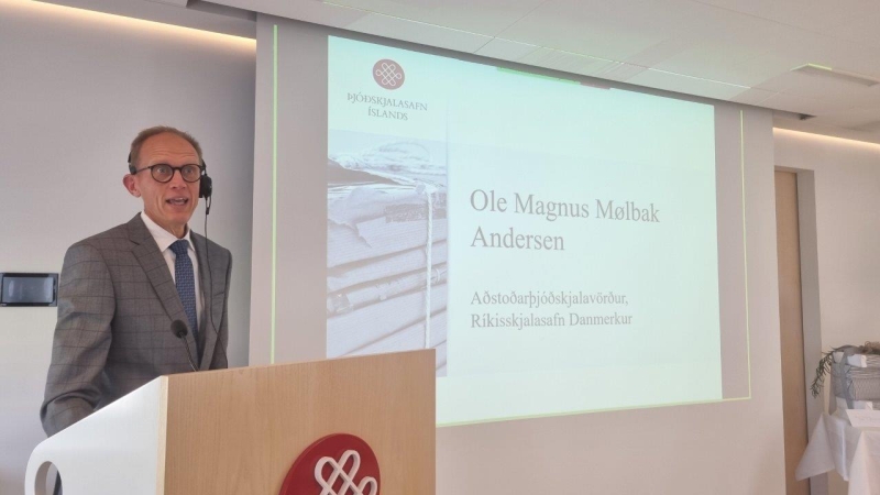 Ole Magnus Mølbak Andersen aðstoðarþjóðskjalavörður Ríkisskjalasafns Danmerkur