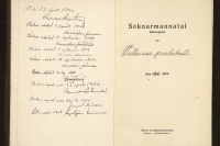 Sóknarmanntal Vallaness prestakall 1936-1952